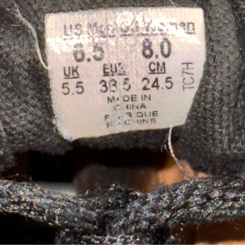 Vans Black Canvas TC7H Women’s Size 8 - Picture 6 of 6